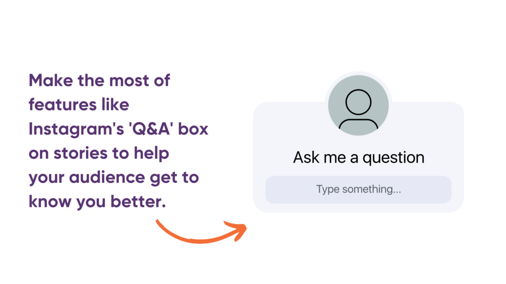 In your April content, use features like Instagram's Q&A box on stories to help your audience get to know you better!