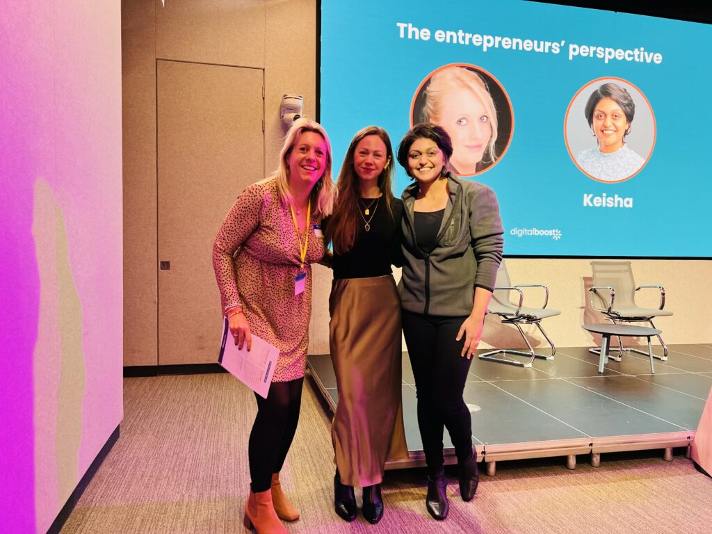 At our mentoring event, Lisa was joined on stage by Michelle and Keisha to discuss how their mindsets have changed and evolved as entrepreneurs!