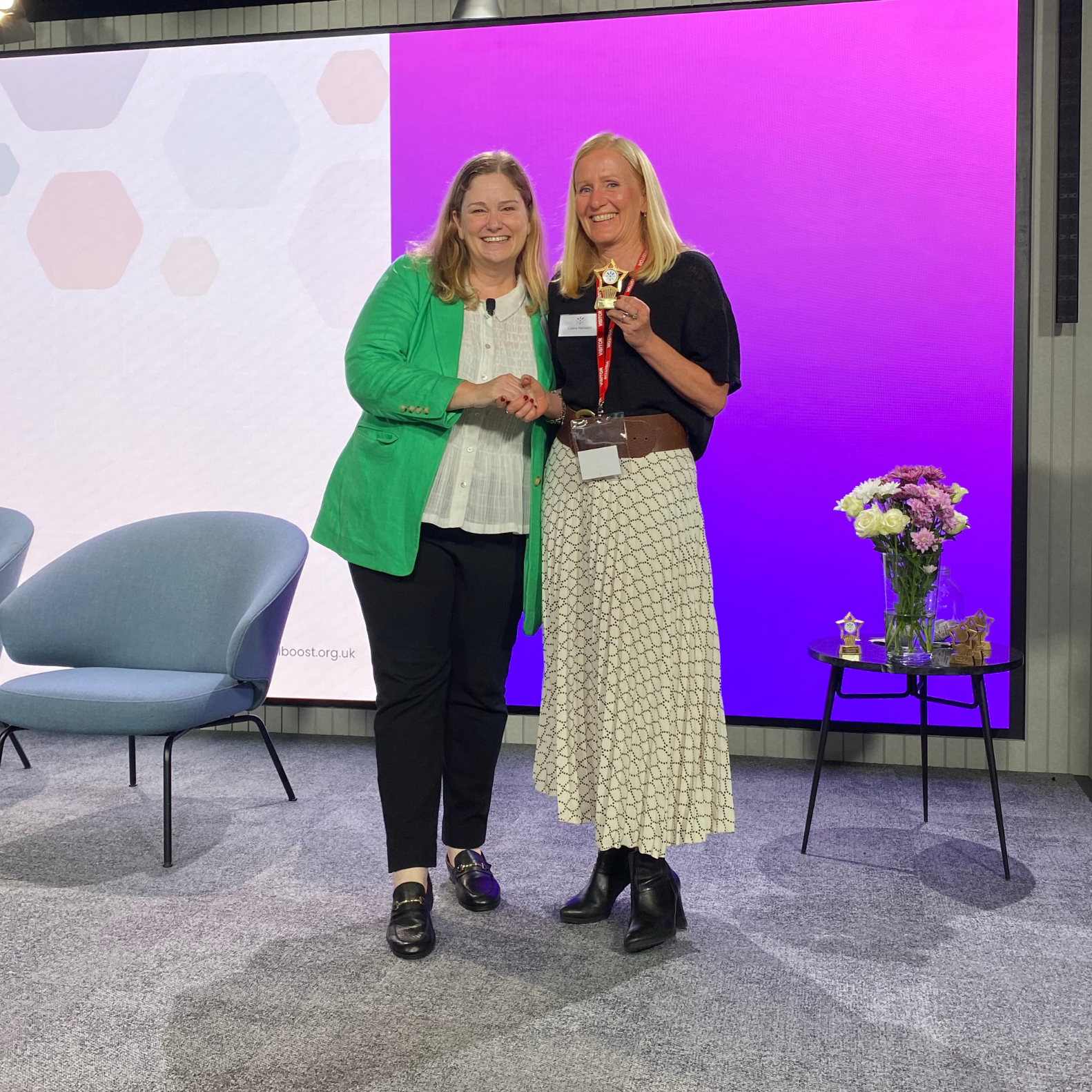 Our "Small Business Mentor of the Year - Marketing" winner, Claire